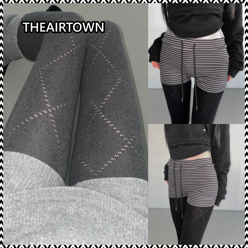 THEAIRTOWN argylle pattern stocking