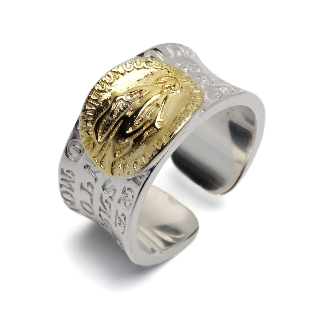 シルバー925 マリアコインリング [cr668]