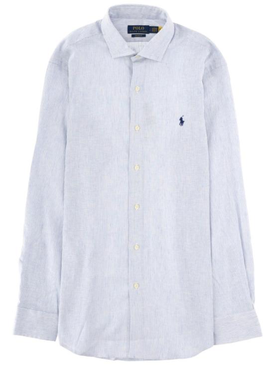 POLO RALPH LAUREN Men Shirts 710B16697 0017114CABANABLUEWHITE White