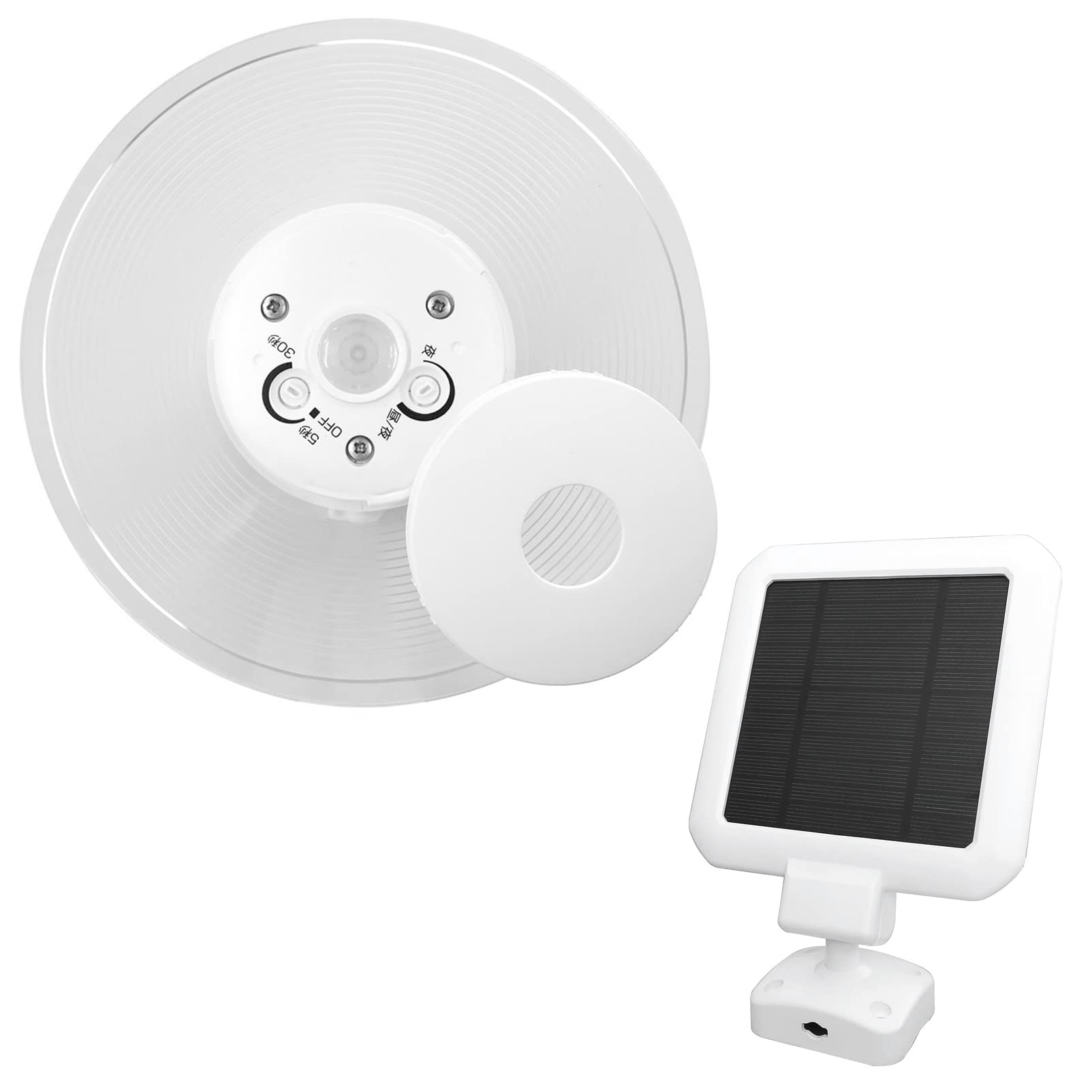 大進 DLS-9T100 センサーライト 屋外 ソーラー 人感 防水 明るい 壁 暗くなると点灯 広範囲 設置 センサー 太陽光 駐車場 昼光色 調整 LED 取り付け 庭 柱 壁 49481