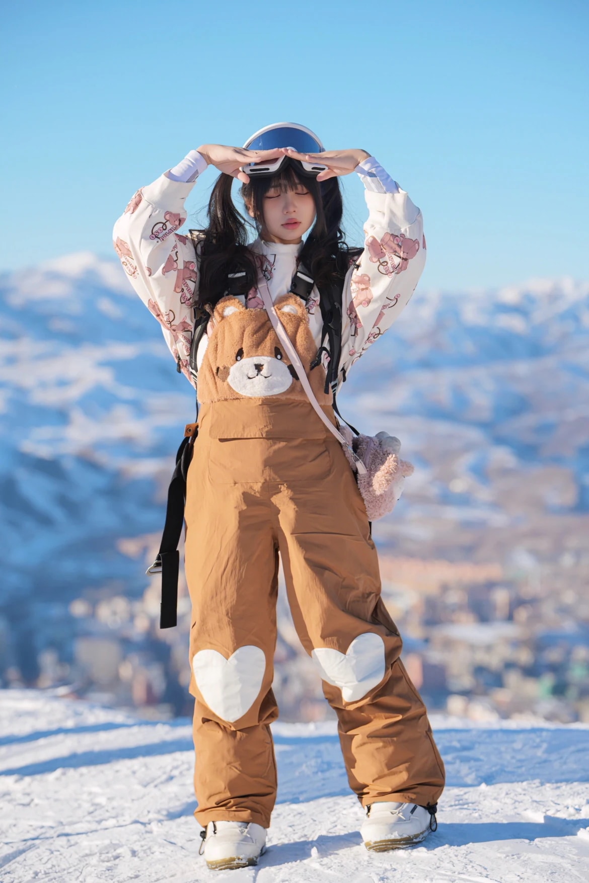 【在庫処理品】 スノーパンツ パンツ オーバーオール スノーボードウェア スキーウェア レディース