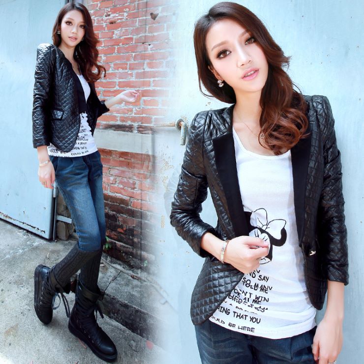 キルティング素材ジャケット ジャケット レディース