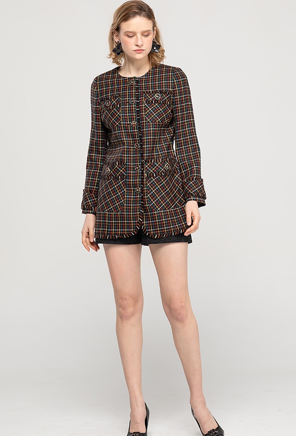 限定生産(Made in Italy) Tweed Check limited-Edition Ja