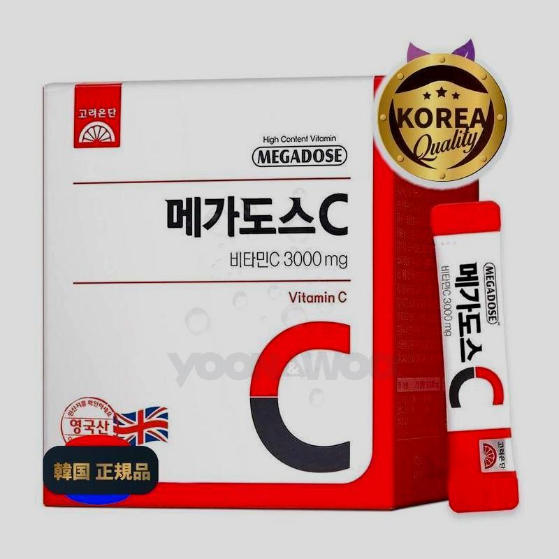 高麗銀団メガドスCビタミンC 3000mg 60包/ 180g/ 2個