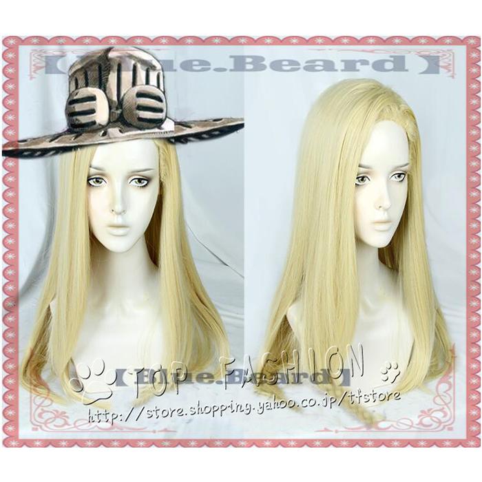ジョジョの奇妙な冒険 第七部 スティール・ボール・ラン ジャイロ・ツェペリ 耐熱ウィッグ cosplay wig 高温耐熱 仮装 変装用ウィッグ 文化祭 お祭り 学園祭