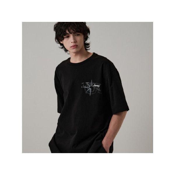 JR2TSU2523 ワンダーラスト地図半袖Tシャツ_P426482646