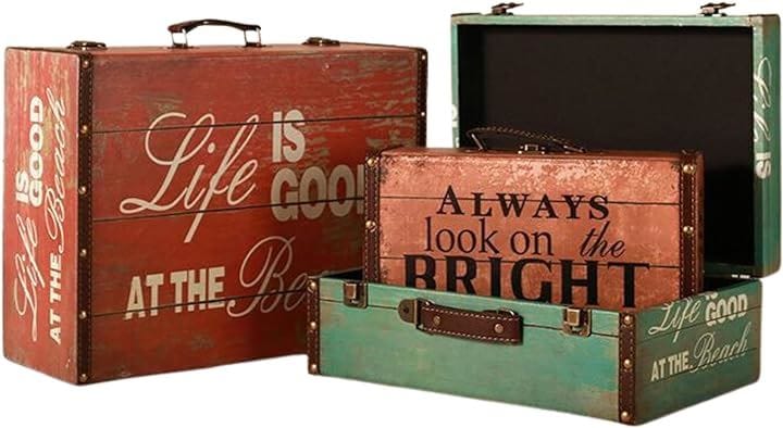 デザインアタッシュケース アメリカン レトロ アンティーク( Large)