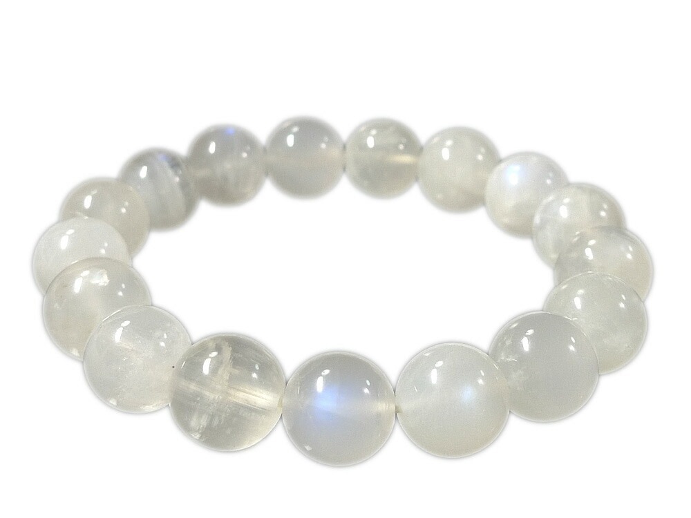 ムーンストーン ブレスレット 12mm パワーストーン ブレスレット レディース メンズ 天然石 数珠 アクセサリー メンズブレスレット レディースブレスレット パワーストーンブレスレット 天然石ブレ