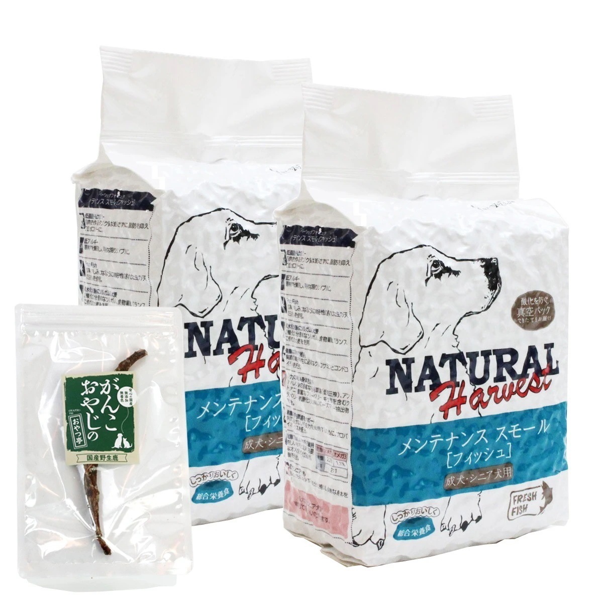 ベーシックフォーミュラ メンテナンススモール フィッシュ1.59kg2袋 【国産鹿のスペアリブ ミドルカット 1本入り】