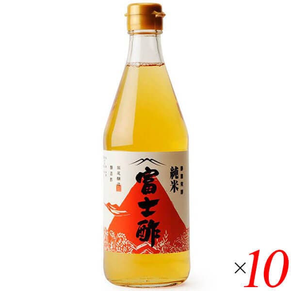 純米酢 お酢 米酢 飯尾醸造 純米富士酢 500ml 10本セット