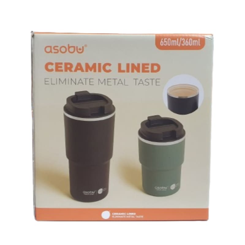アソブ 保温保冷 マグセット 650ml + 360ml