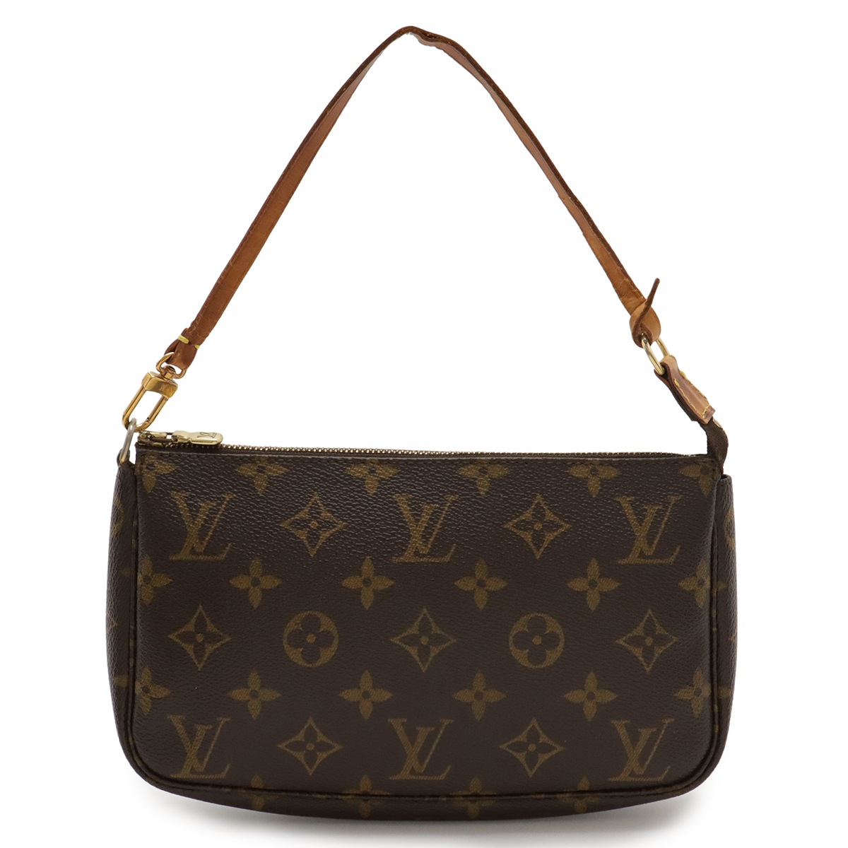 モノグラム ポシェット アクセソワール アクセサリーポーチ ハンドバッグ パーティーバッグ M5198