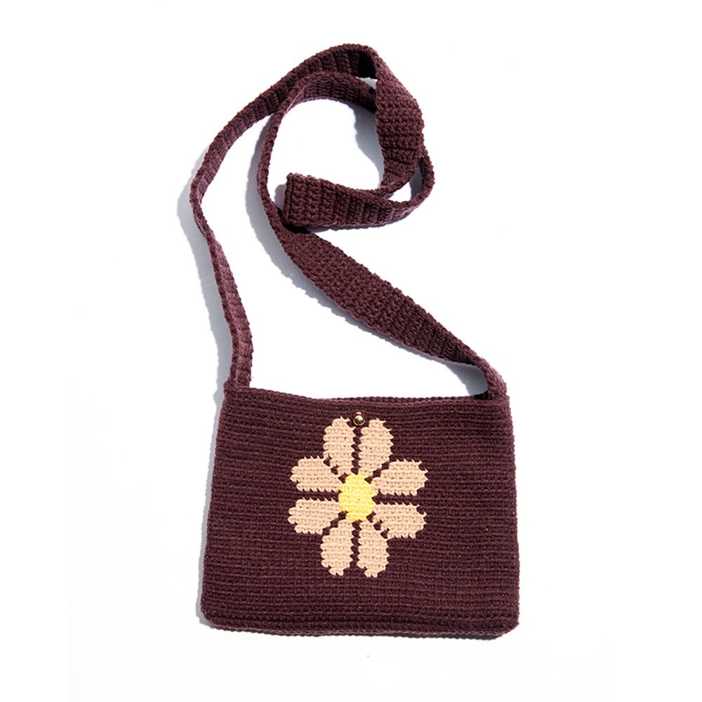 【NIRO SERENDIPITY】 JJJ DAiSY KNiT BAG BROWN #666 正規品