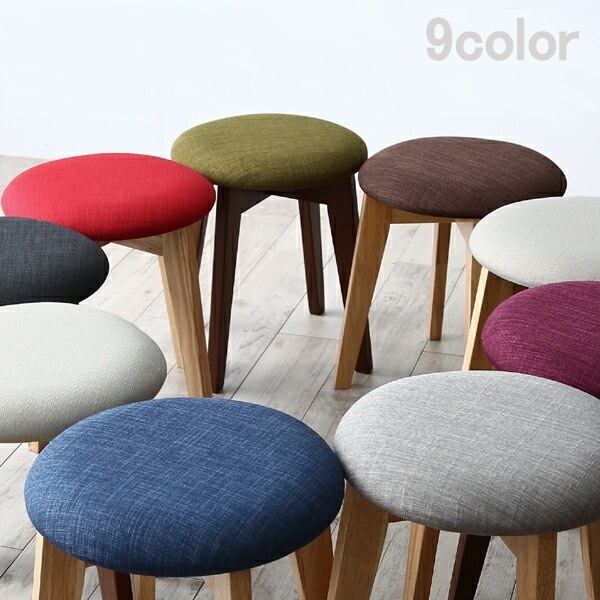 積み重ね可能 豊富なバリエーションから選べる スツール Milky フレーム色ブラウン 1人掛け 7,980円