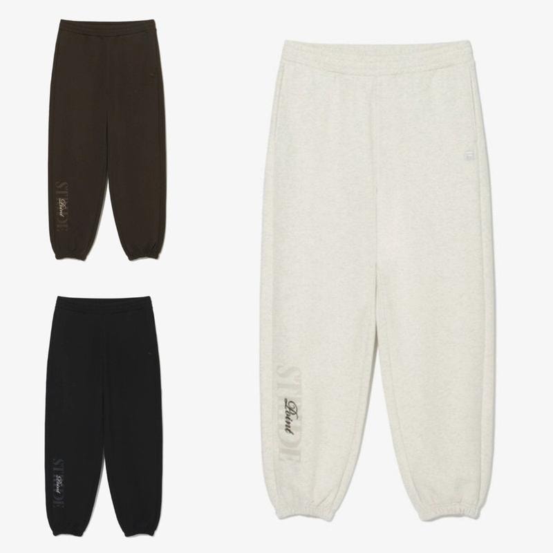 男女共用レタリングジョガーパンツ -FS254FP01X003 (3colors)