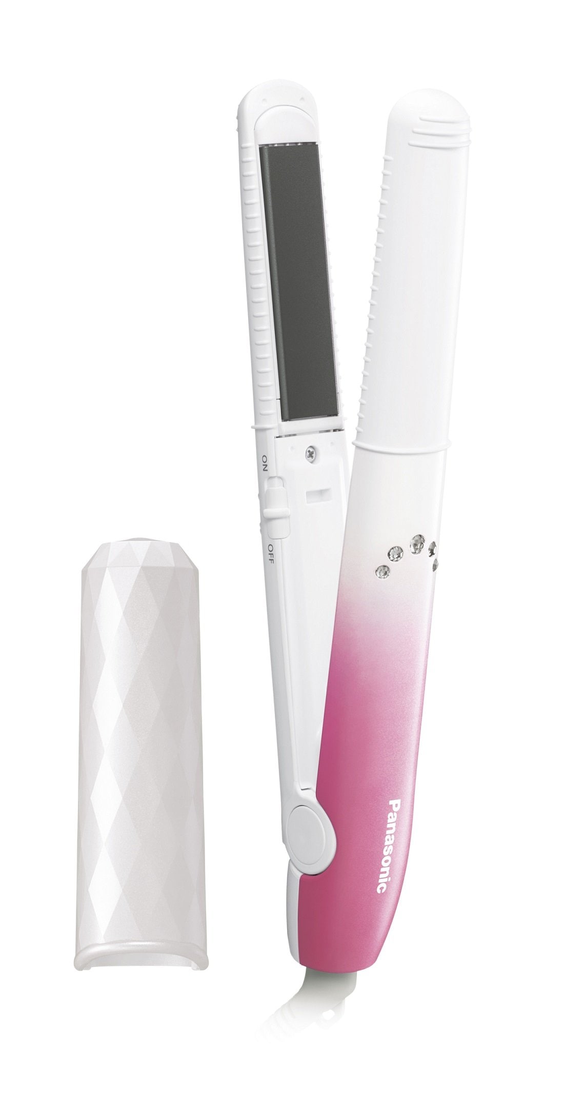 パナソニック コンパクトアイロン カール・ストレート両用 海外対応 2Way ピンク EH-HV14-P