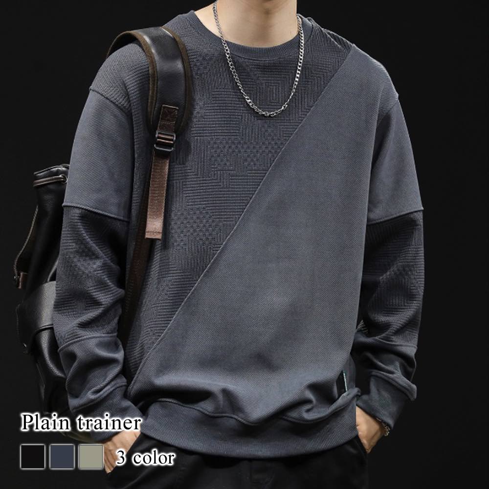 セーター メンズ 無地トレーナー おしゃれ フリース 春 リブ チェック ニット サイズ Vネック クルーネック 冬 大きいサイズ 白色 ノルディック ゴルフ ブランド 洗える 綿 シニア ビジネス