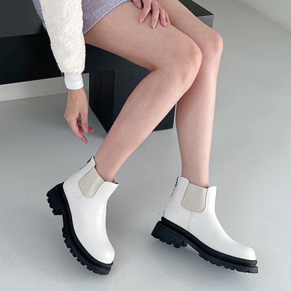 レディースチェルシーブーツ 秋ショートブーツ 6cm