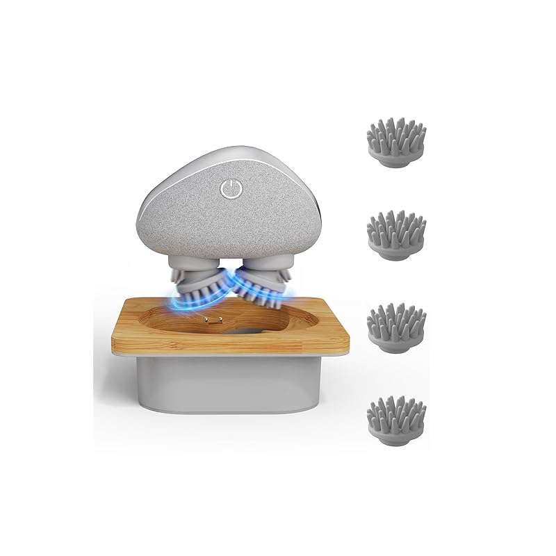 [breo] 電動頭皮ブラシ 頭皮ケア 3Dムーブ 竹製充電スタンド IPX7防水 乾湿両用 軽量 ヘッドスパ 全身使用可 コードレス 持ち運び便利 男女兼用 プレゼント 誕生日 ギフト scalp 13,124円