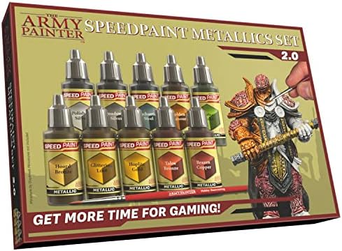 アーミーペインター スピードペイント 2.0 メタリックセット 10色x18ml The Army Painter Speedpaint Metallic Set 2.0