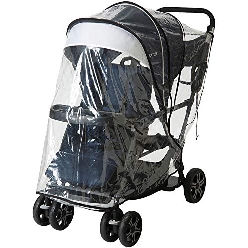 カトージ 二人乗りベビーカー用レインカバー 5,230円