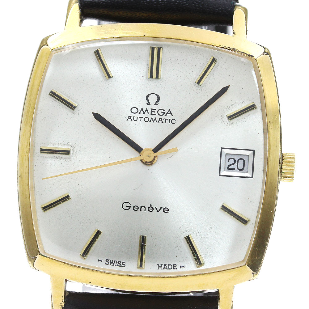 オメガ OMEGA 162.0052 ジュネーブ スクエア デイト cal.1012 自動巻き メンズ _846699【中古】