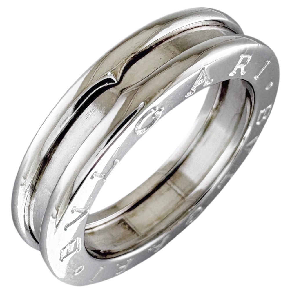 ブルガリ B-zero.1 1バンド リング 指輪 11号 18金 K18ホワイトゴールド BVLGARI 中古 美品