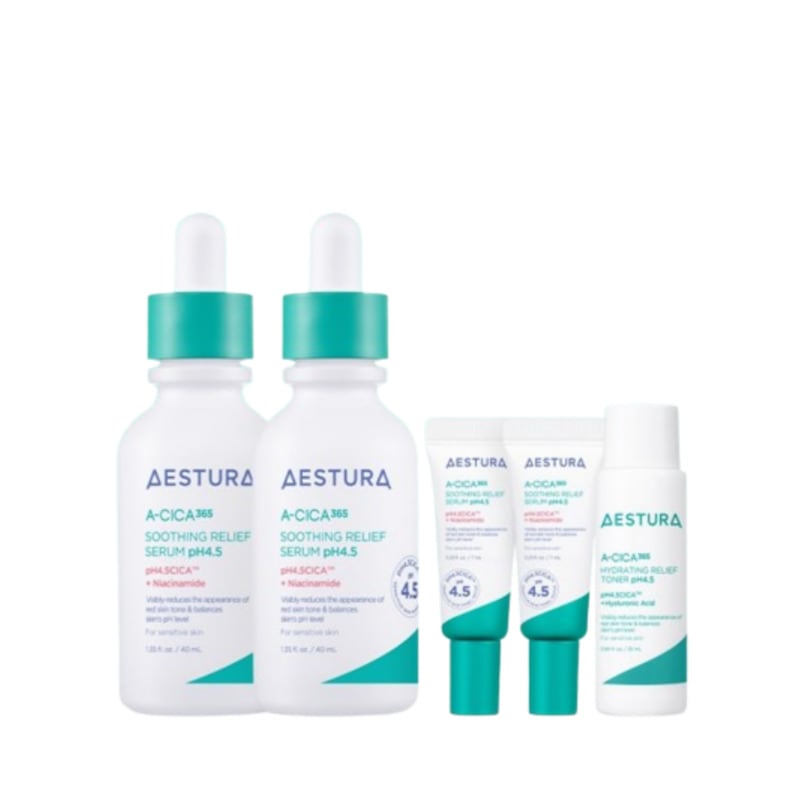 [NEW] エイシカ365トレイル鎮静セラム pH4.5 40ml x 2個 (+エイシカ 365 跡取り 鎮静セラム 7ml*2個,エイシカ 365クリーム 10ml*1個)