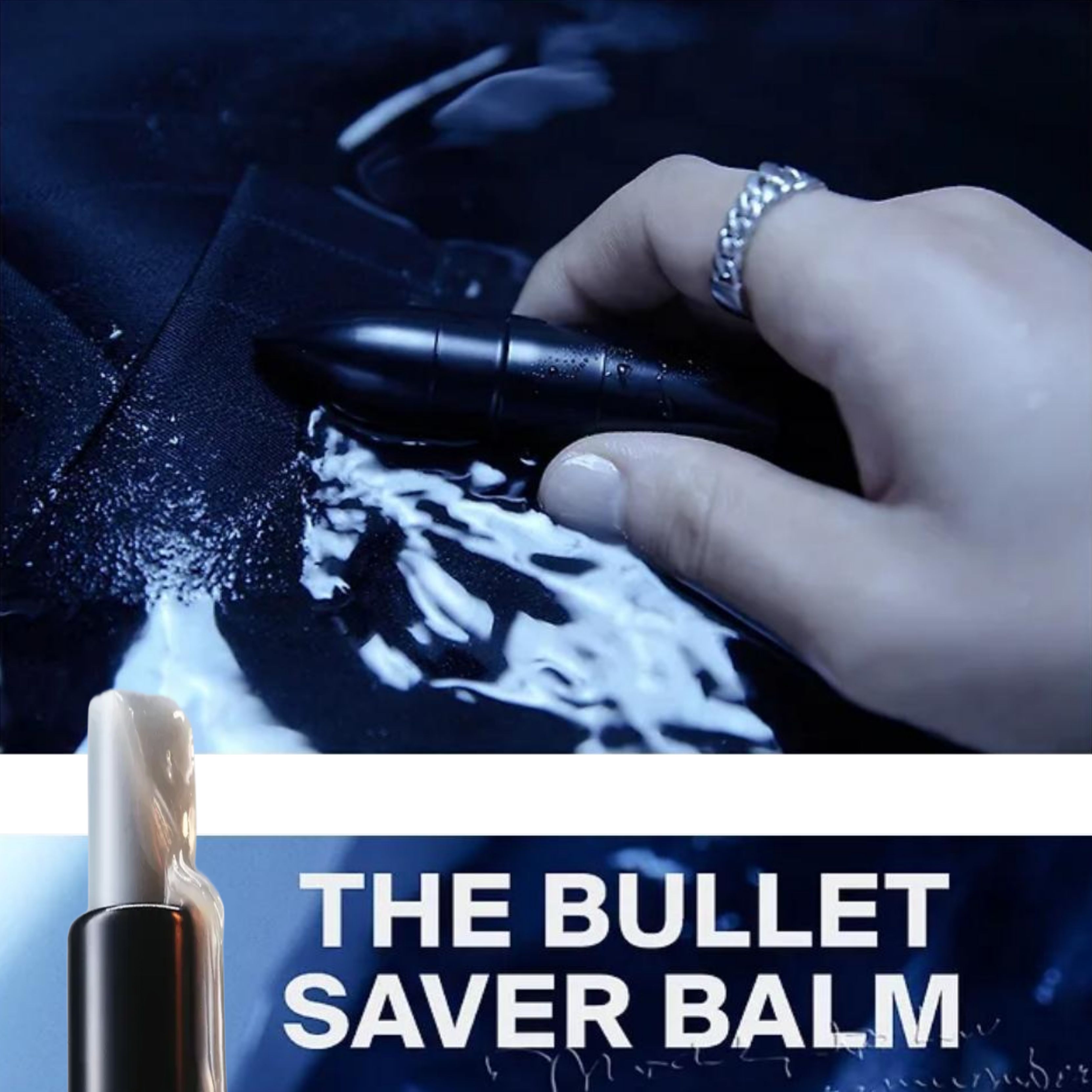 [韓国リップ][CHERIEXX]ザブレットセーバーバーム 韓国のシックなリップバーム/彼氏へのギフトにお勧め！ジェンダーレスで使えるクールなブレットデザインのリップバーム