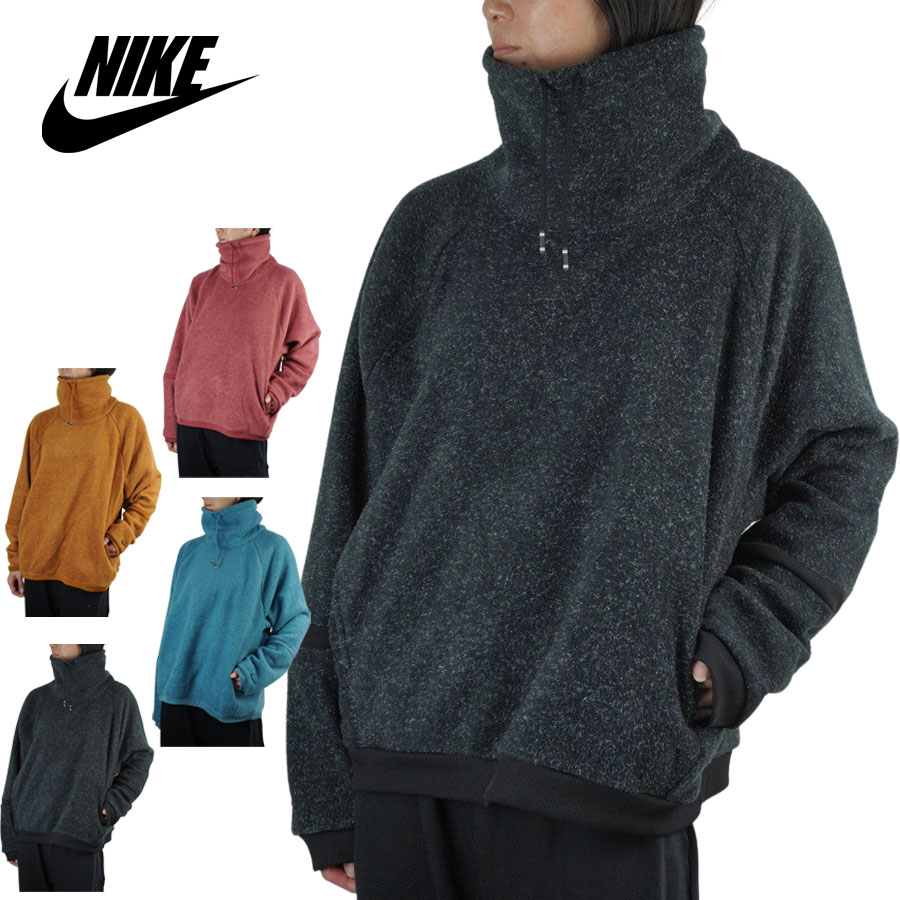 NIKE ナイキレディース パーカーTHERMA FLEECE LONGNECK HOODIEウィメンズ サーマフリースロングネックフーディーLIGHTBLUE