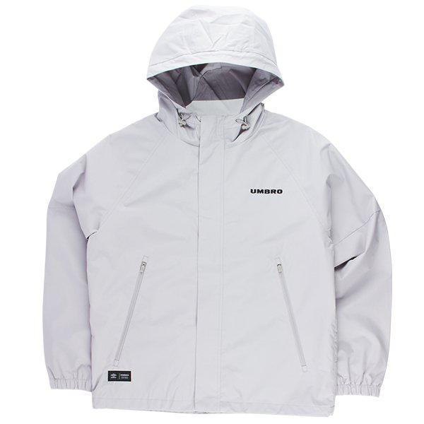 エッセンシャルプラスフード付きウインドブレーカージャケットUQ121CJK16 LGR