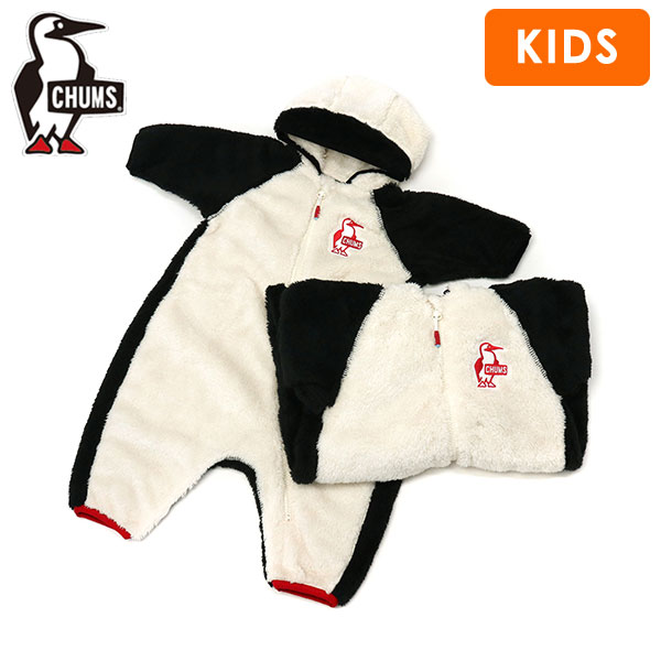 日本正規品 ロンパース ベビーエルモフリースオールインワン 長袖 前開き 冬 80 70 カバーオール 暖かい 出産祝い CH27-1022