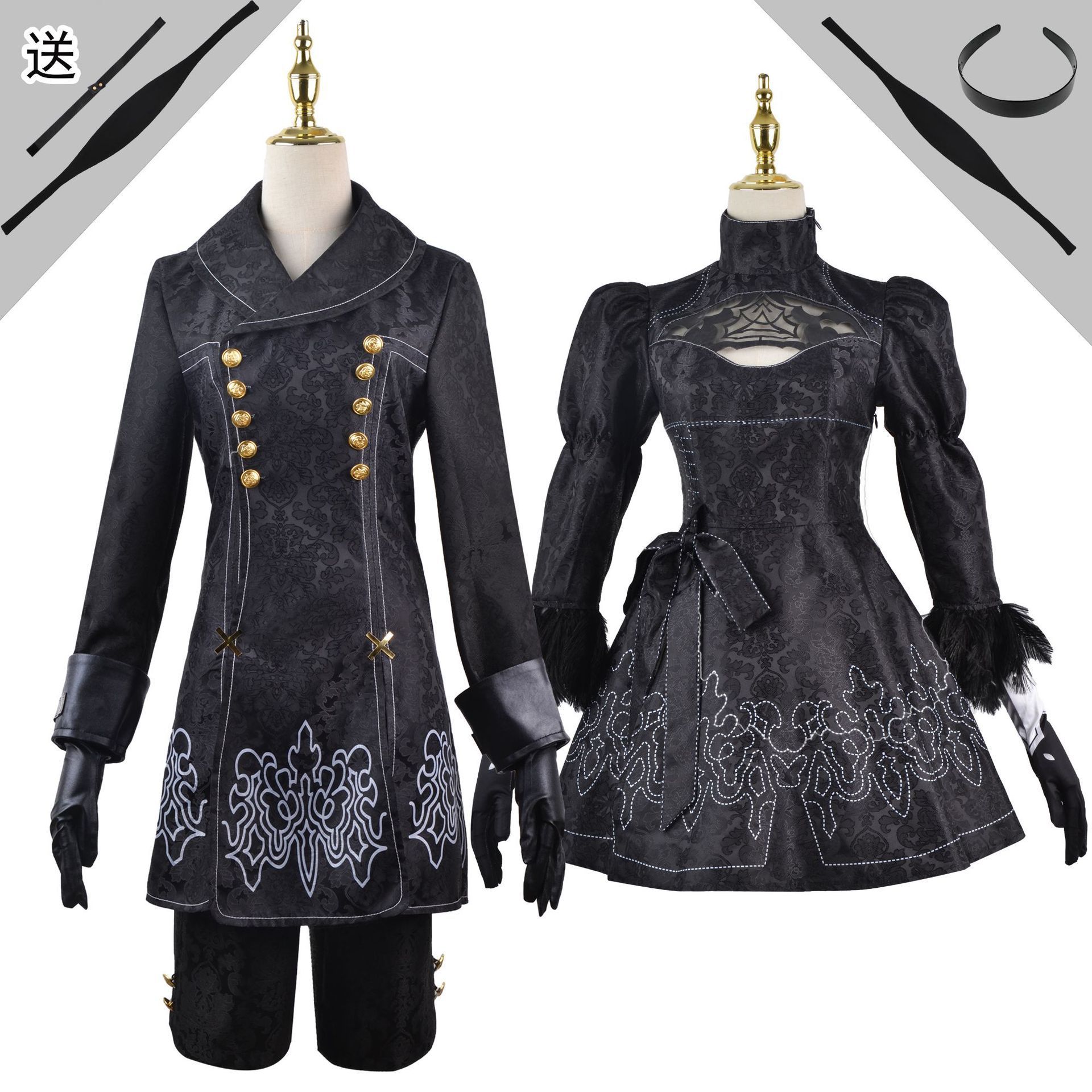 Neil Mechanical Cos Era 9s Heroine 2b Sister Cos Clothing Yuhar Anime Women s Dress Cosplay