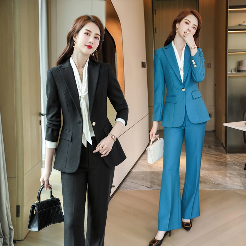 選べる2タイプ 2点セット パンツスーツ レディース ジャケット パンツ セットアップ アウター テーラードジャケット ワンボタン ウエストシェイプ ミディアム丈 長袖 Vネック 襟付き