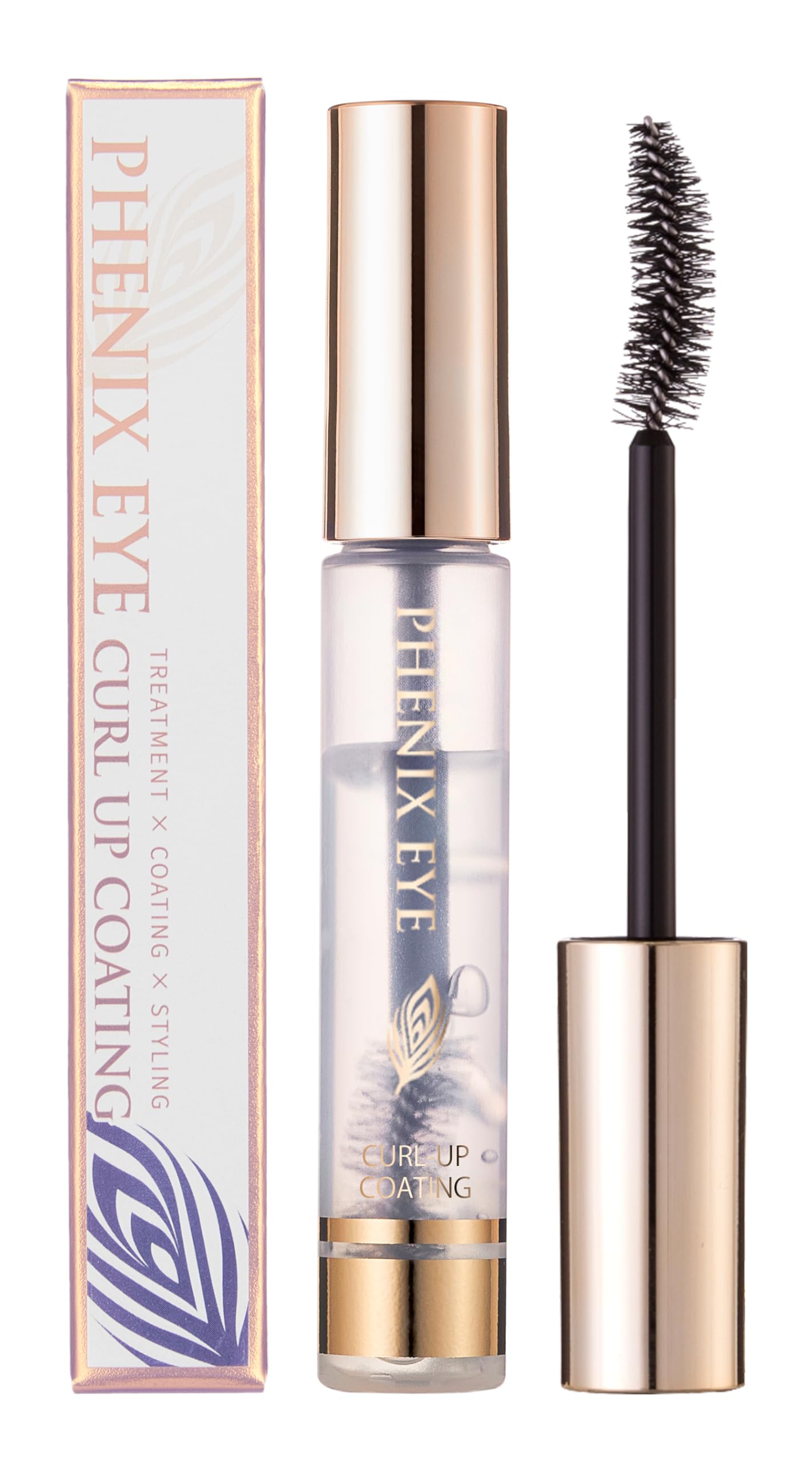 フェニックスアイ カールアップコーティング まつ毛コーティング 強力カールキープ・束感スタイリング まつ毛パーマ/マツエク対応 サロン帰りキープ 8ml