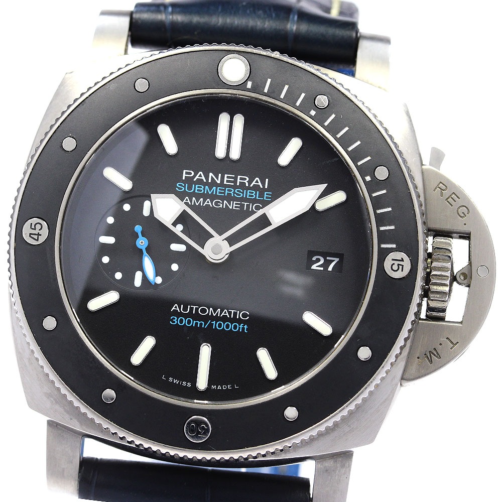 パネライ PANERAI PAM01389 ルミノール1950 サブマーシブル アマグネティック3デイズ チタニオ 自動巻き メンズ _827659【中古】