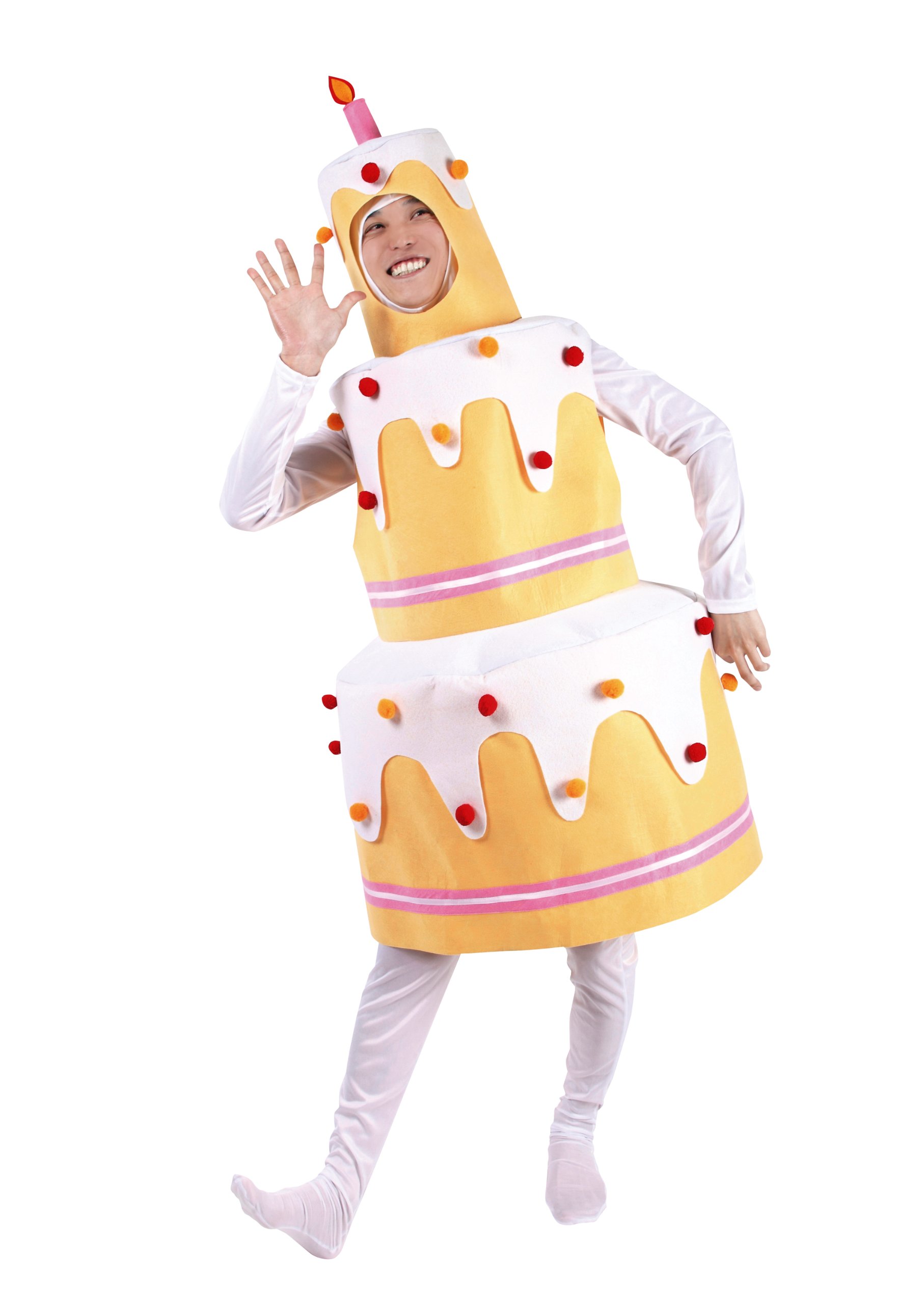 クリアストーン(Clearstone) コスプレ ハロウィン 着ぐるみ ビッグケーキちゃん ユニセックス ホワイト