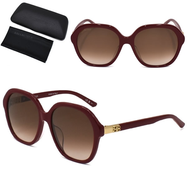 サングラス BB0184SA-004 サングラス アジアンフィット メンズ レディース ユニセックス バーガンディ レッドグラデーション