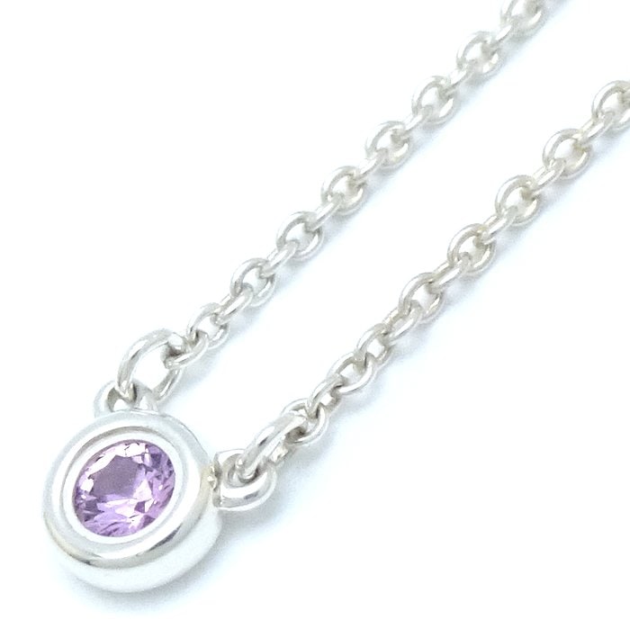 バイザヤード ネックレス 1Pピンクサファイア エルサペレッティ シルバー925/293398【中古】