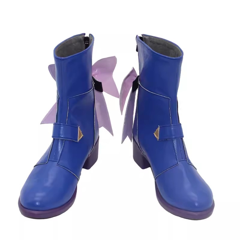 バーチャルYouTuber　Vtuber　hololive 4th　ブライト衣装　猫又おかゆ　コスプレ靴/ブーツ