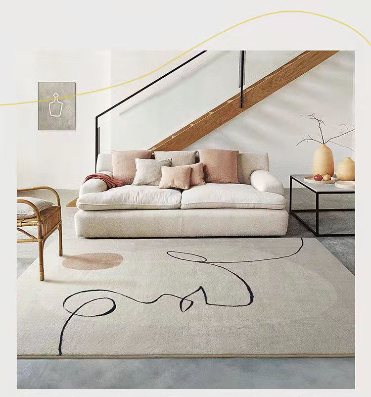 【急速出荷!】25モデルラグ カーペットじゅうたん客間和式侘寂軽奢風家庭用寝室 部屋カーペット 洗える ラグマット 絨毯 マット 吸水性 速乾性 滑り止めQ积分取引3163 6,237円