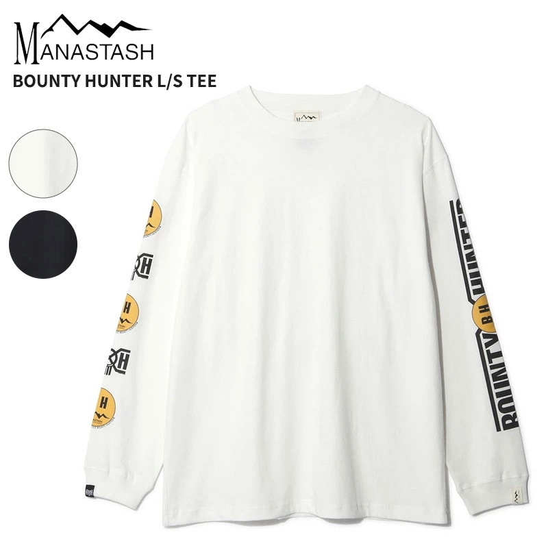 マナスタッシュ×バウンティハンター メンズ ロングTシャツ MANASTASHｘBOUNTY HUNTER L/S TEE トップス 792-5230018