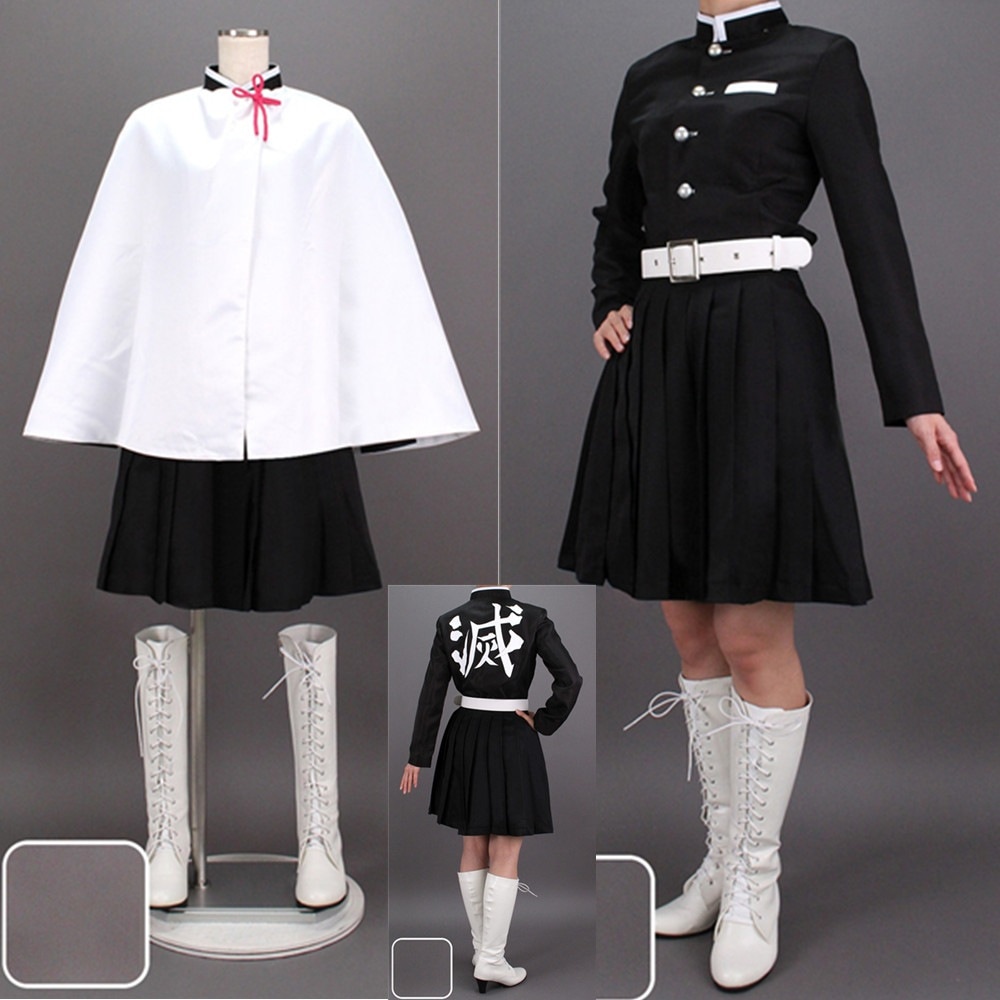 栗花落カナヲ 鬼殺隊制服 コスプレ衣装　コスチューム ハロウィン 変装 仮装