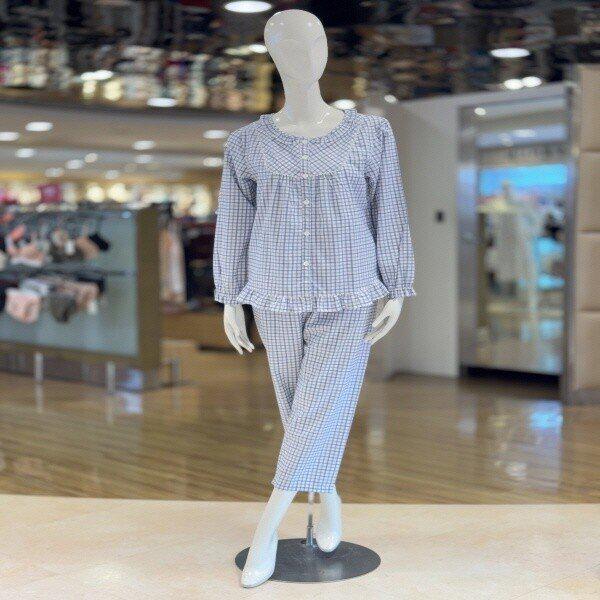 WP8847R_竹の竹素材シルクフィット女性用パジャマ