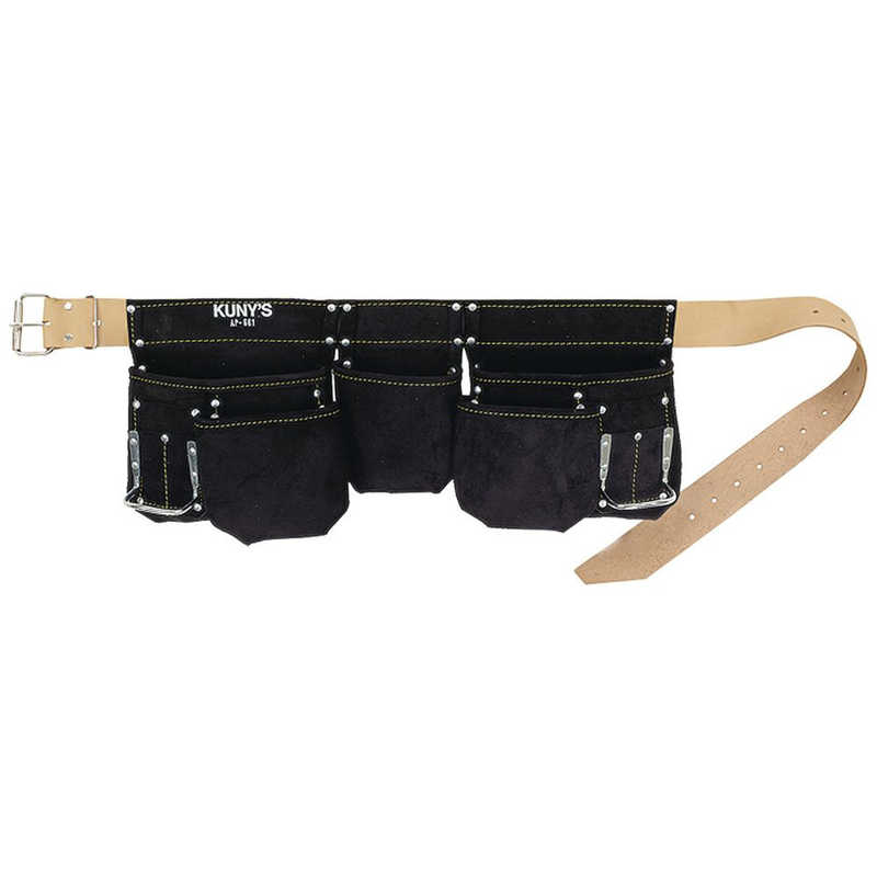 KUNYS　防水タイプ スプリットレザー 腰袋両側ベルト付 W550×H240mm　AP-661