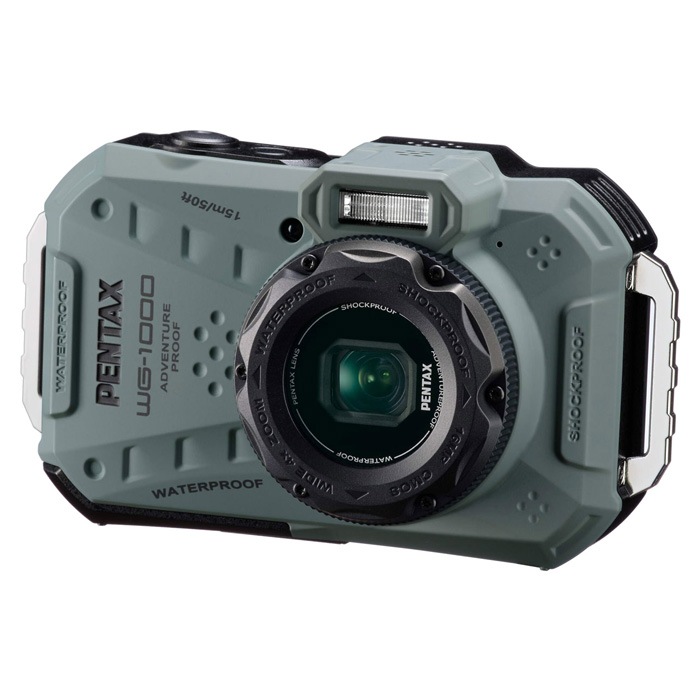 コンパクトデジタルカメラ PENTAX WG-1000-OLIVE オリーブ 本格防水 アウトドアカメラ
