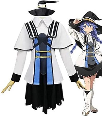 無職転生 ロキシー コスプレ衣装 フルセット 道具付き Amazon.co.jp: [MTMHFPER] 無職転生 コスプレ ウィッグ付き