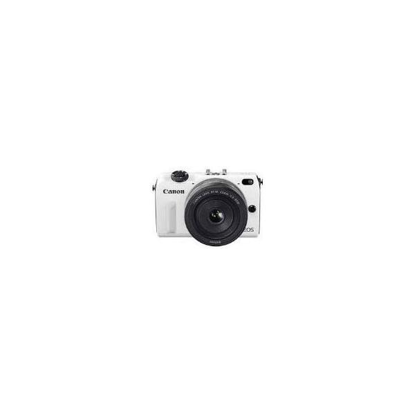 【中古】キヤノン Canon EOS M2 ホワイト EOSM2WH-WLK ボディのみ SDカード付き