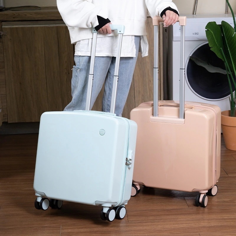 バッグキャリーバッグシャーシに乗るためレバーケース型スーツケースケース男女平旅行用暗号箱ユニバーサルホイールミニスーツケース