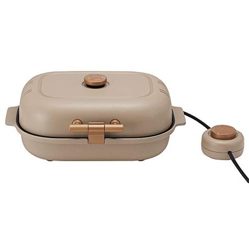 焼き芋メーカー 備長炭入りプレート 最長60分タイマー付 平面プレート付 ピエリア